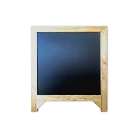 TABLE TOP INDOOR SANDWICH BLACKBOARD | 500W x 500H | 550H o/all